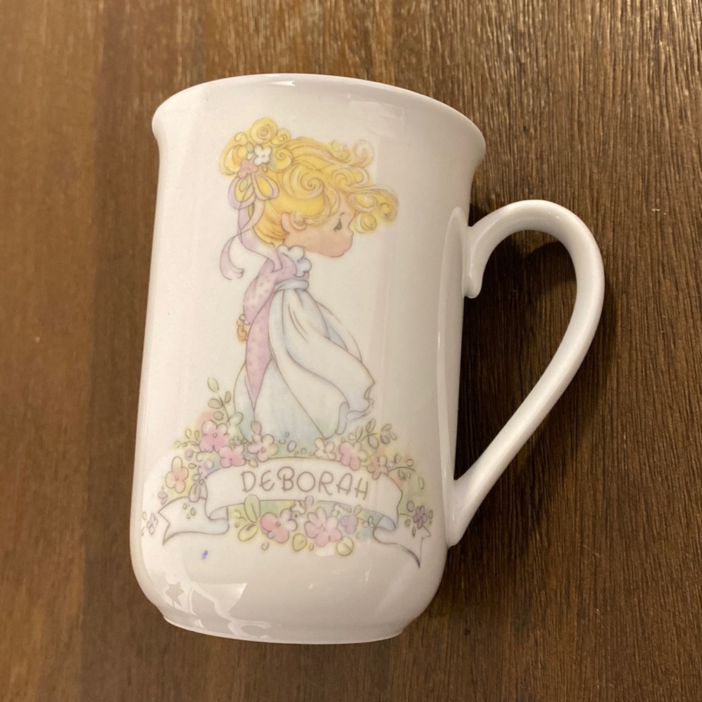 1990 Samuel J. Butcher Precious Moments Personalized ‘Deborah’ Mug